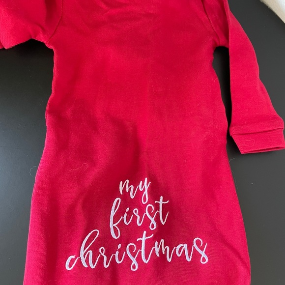 Pottery Barn Other - Potter Barn “my first Christmas” pajama 3-6 months